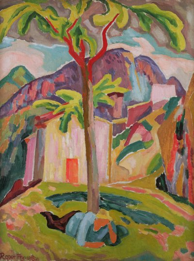 Figure Resting under a Tree, St. Agnes by Roger Eliot Fry